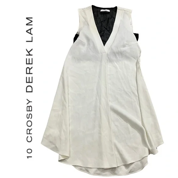 10 Crosby Derek Lam Colorblock Dress - Picture 1 of 6